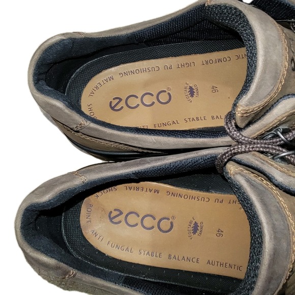 ECCO Track 6 Gore-Tex Mens Hiking Shoes Brown Leather Waterproof Size 12 / EU 46 main image 8